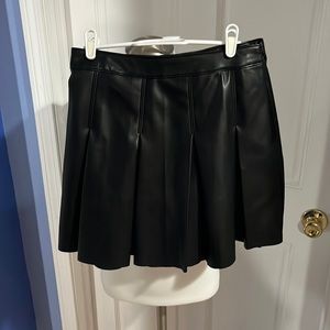 NWOT Faux Leather Skirt
